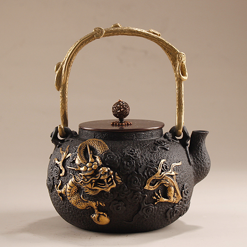 Cast Iron Teapot - Żeliwny czajnik do herbaty Gongfu o