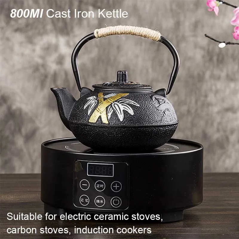Cast Iron Teapot - Czajnik do parzenia z żeliwa, 800