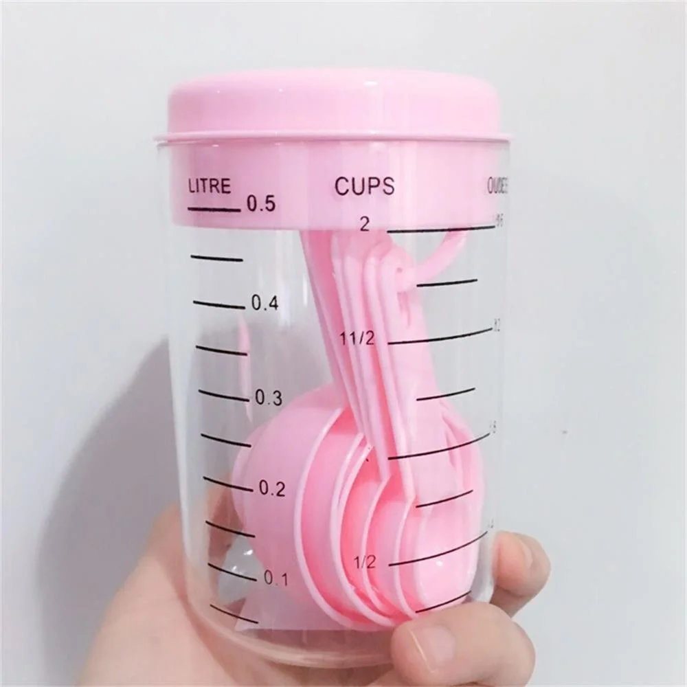 Coffee Tea Spoon - 7 sztuk/zestaw plastikowe kubki pomiarowe i