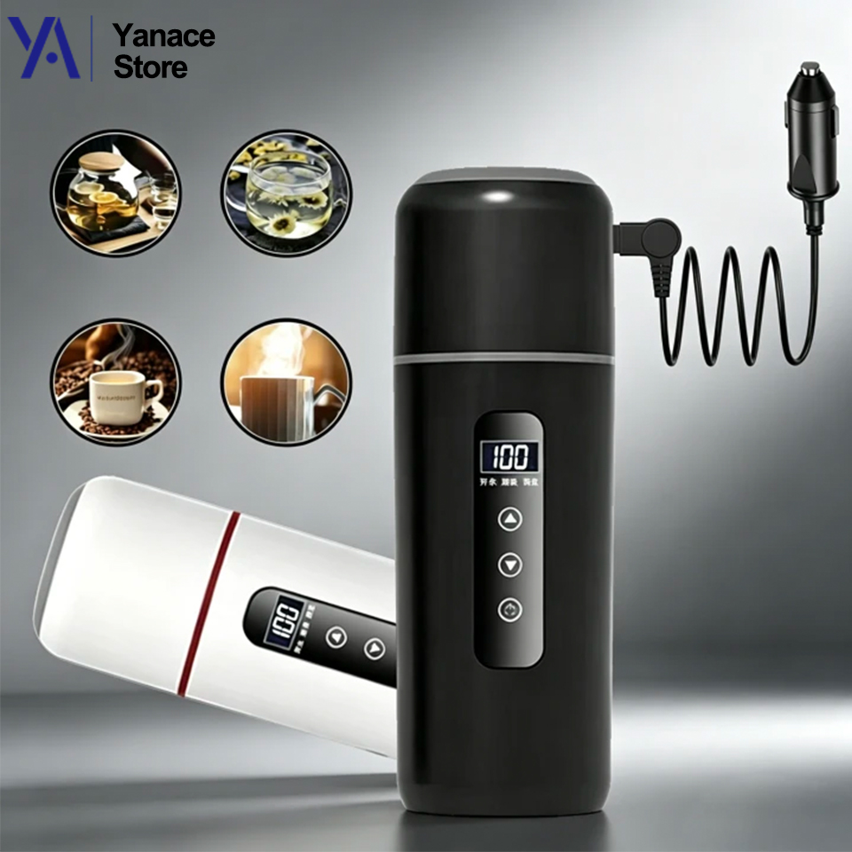 Coffee Tea Flask - Kubek grzewczy samochodowy 12V 24V 500ml