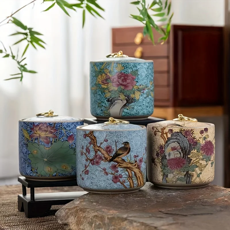 Coffee Tea Etc - Emaliowane ceramiczne puszki na herbatę, szorstka
