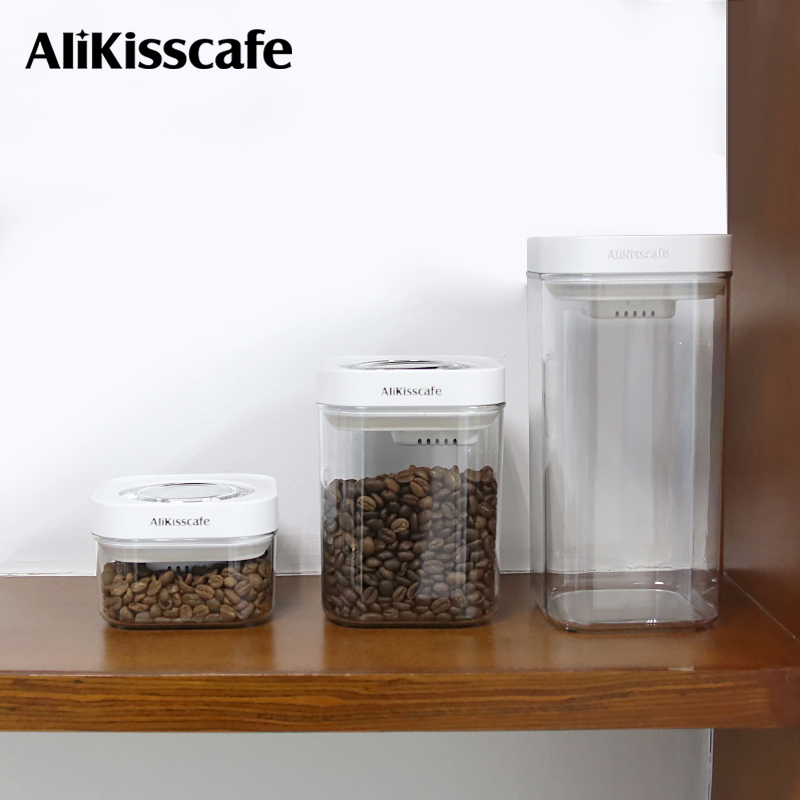 Coffee Tea Espresso Machines - AliKisscafe Pojemnik do przechowywania ziaren kawy