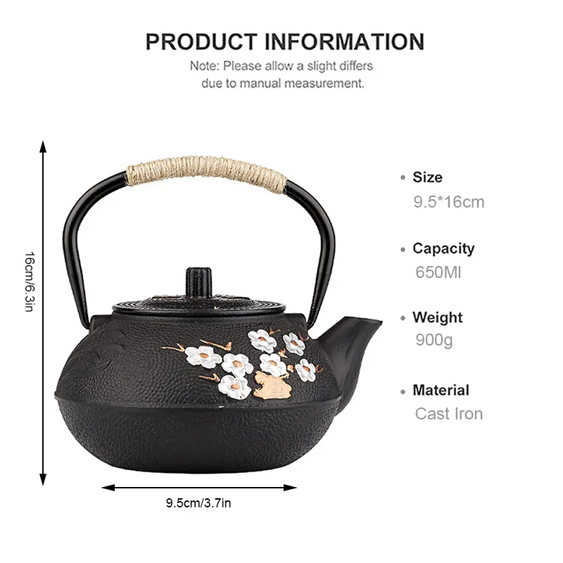 Czajnik do parzenia z żeliwa,  – Cast Iron Teapot recenzja i cena
