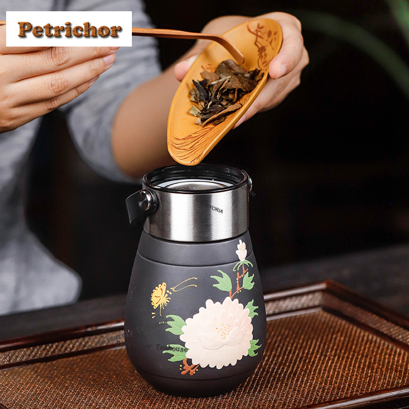 HOYIHM 400ml Termos z fioletow – Coffee Tea Flask recenzja i cena