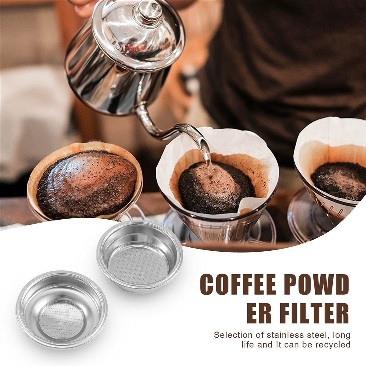 DT34 2 SZT. Stal Nierdzewna 58 – Coffee Tea Espresso Machines recenzja i cena