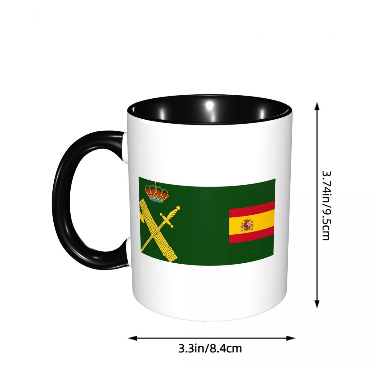 Kubek z flagą Hiszpanii i embl – Coffee Plus Tea recenzja i cena