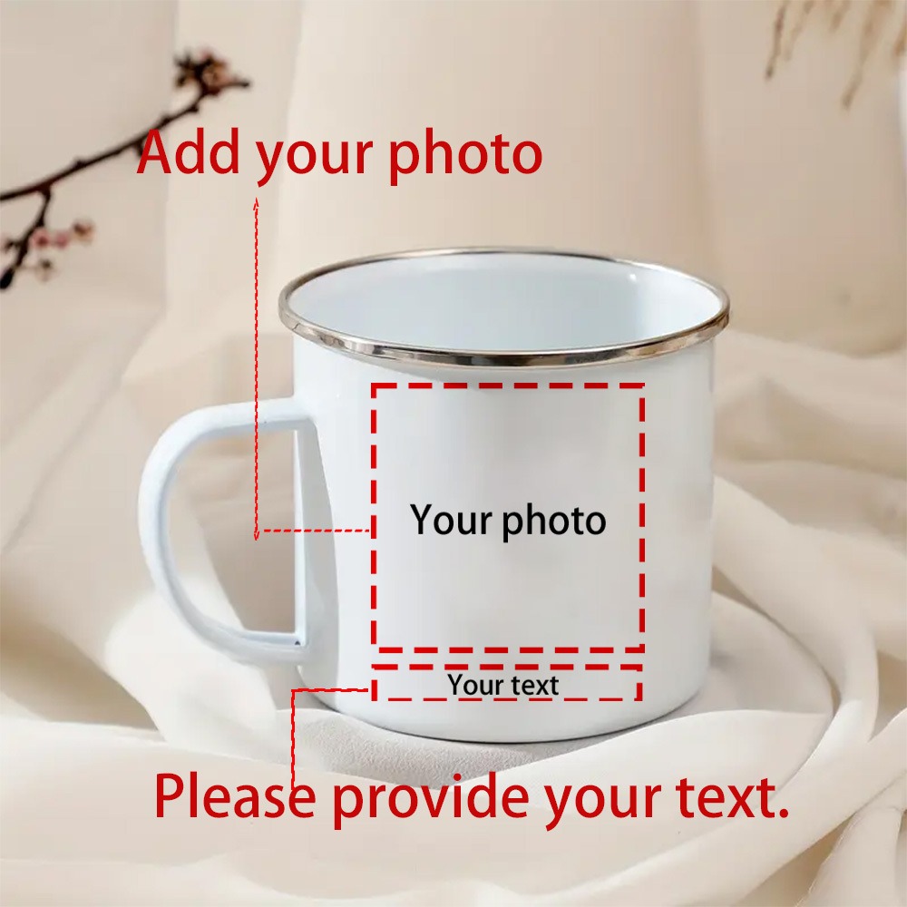 Personalizowany kubek emaliowa – Coffee Tea Name recenzja i cena