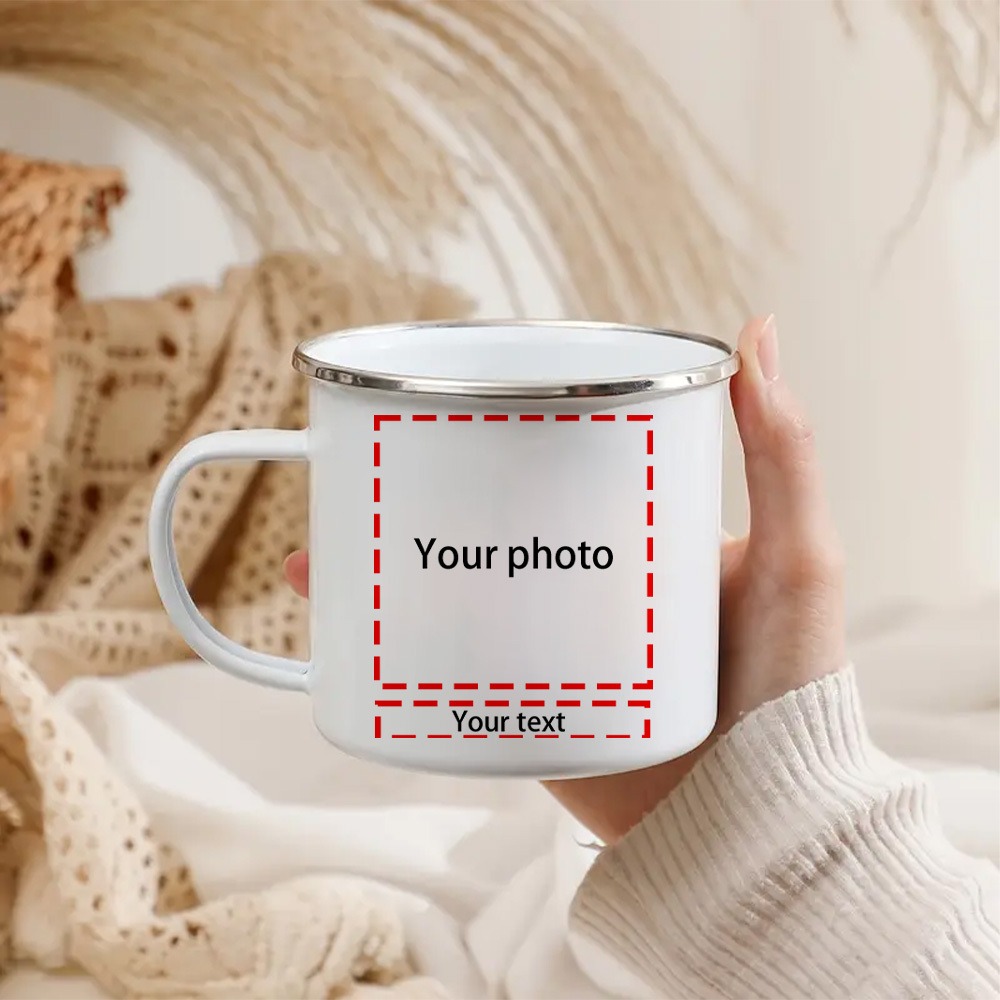 Personalizowany kubek emaliowa – Coffee Tea Name recenzja i cena