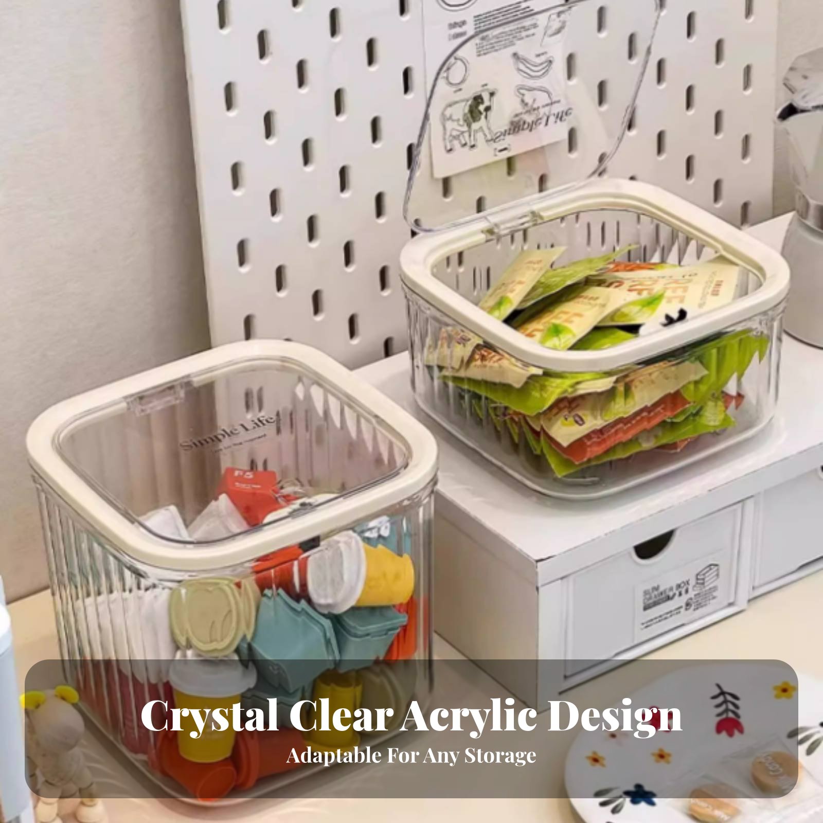 Plastikowy pojemnik na herbatę – Coffee Tea Organizer recenzja i cena