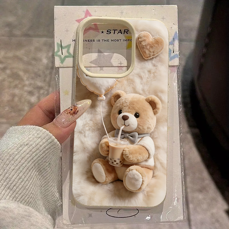 Etui na telefon z wzorem misia – Coffee Plus Tea recenzja i cena