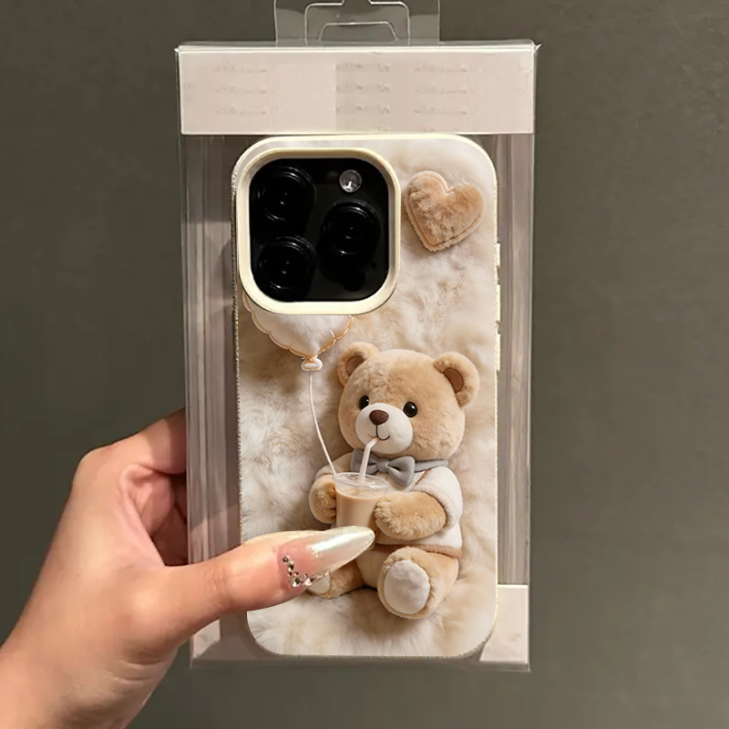 Etui na telefon z wzorem misia – Coffee Plus Tea recenzja i cena