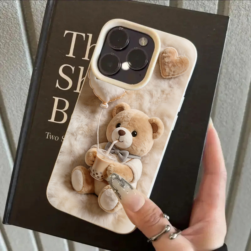 Etui na telefon z wzorem misia – Coffee Plus Tea recenzja i cena