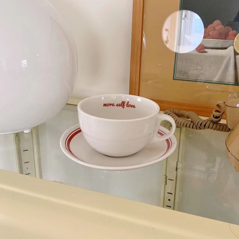 Koreańska literka filiżanka do – Coffee Tea Name recenzja i cena