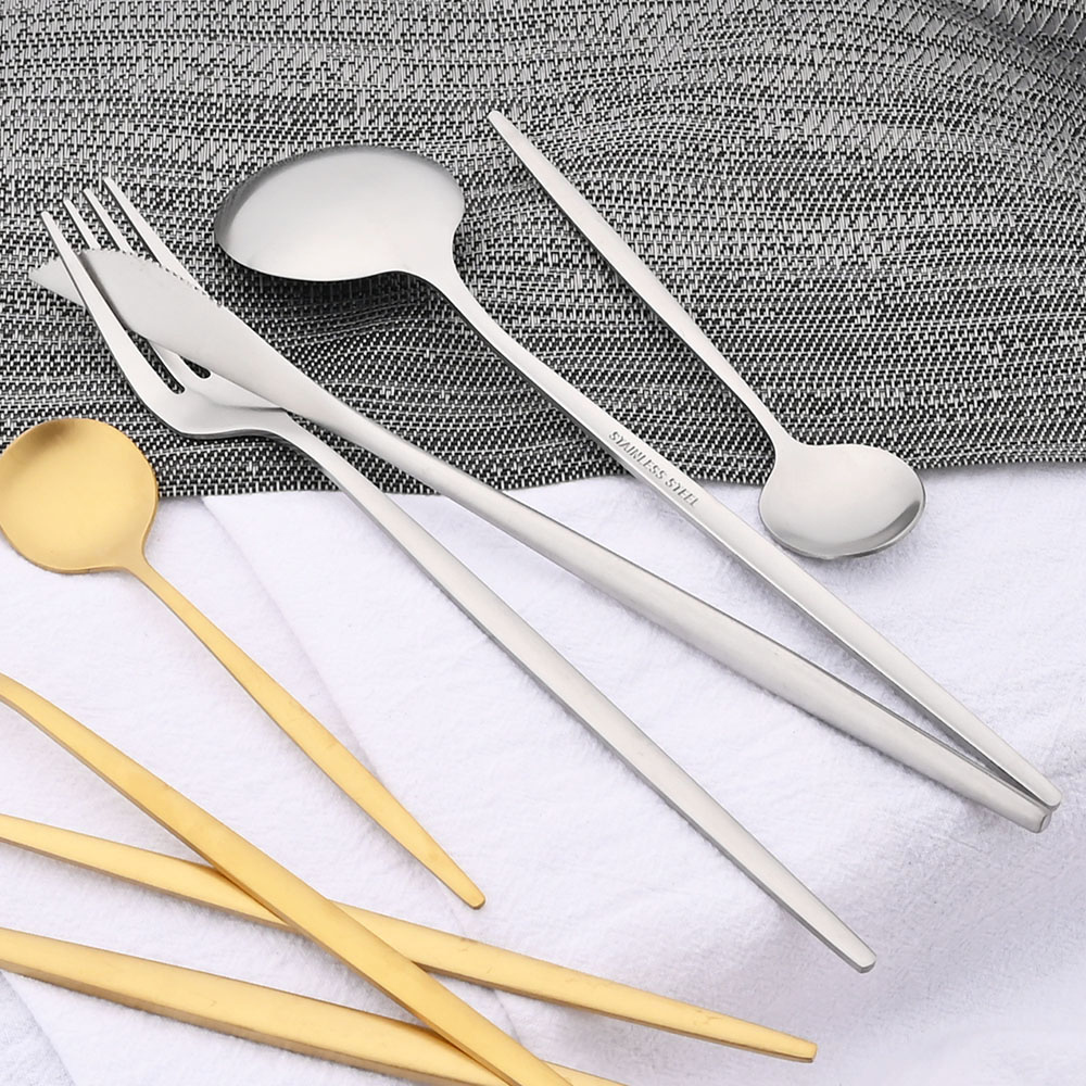 6 sztuk mała matowa łyżka herb – Coffee Tea Spoon recenzja i cena