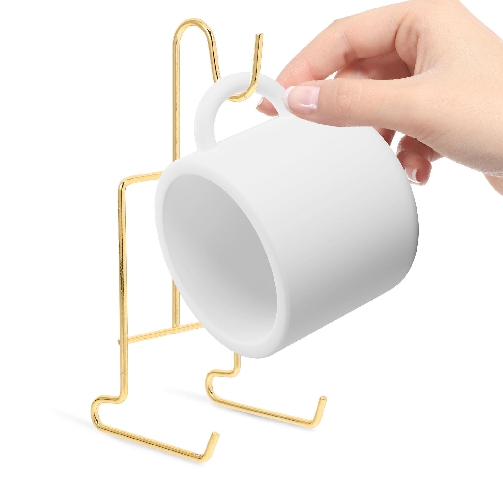 6-częściowy metalowy złoty sto – Coffee Tea Organizer recenzja i cena