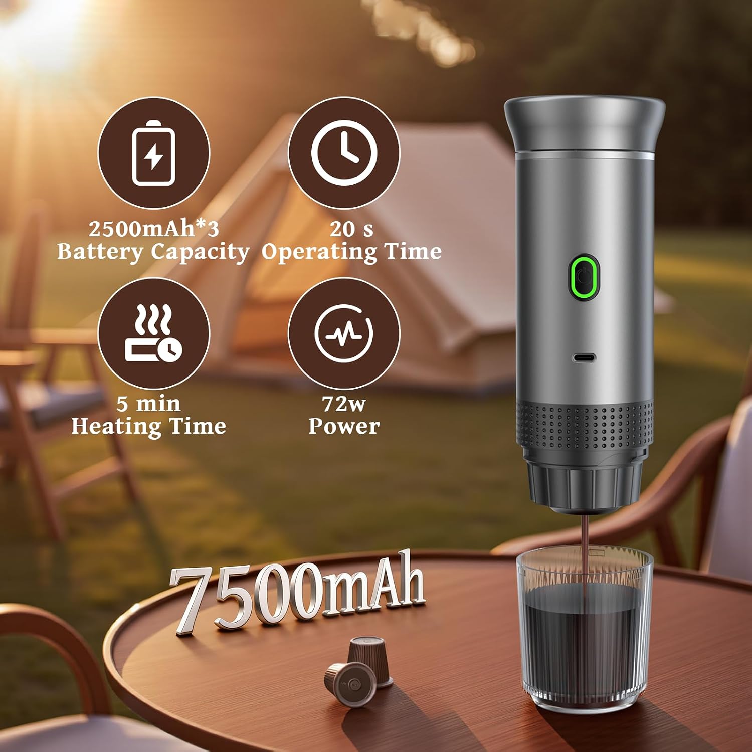 Nowy, ulepszony przenośny eksp – Coffee Tea Espresso Machines recenzja i cena