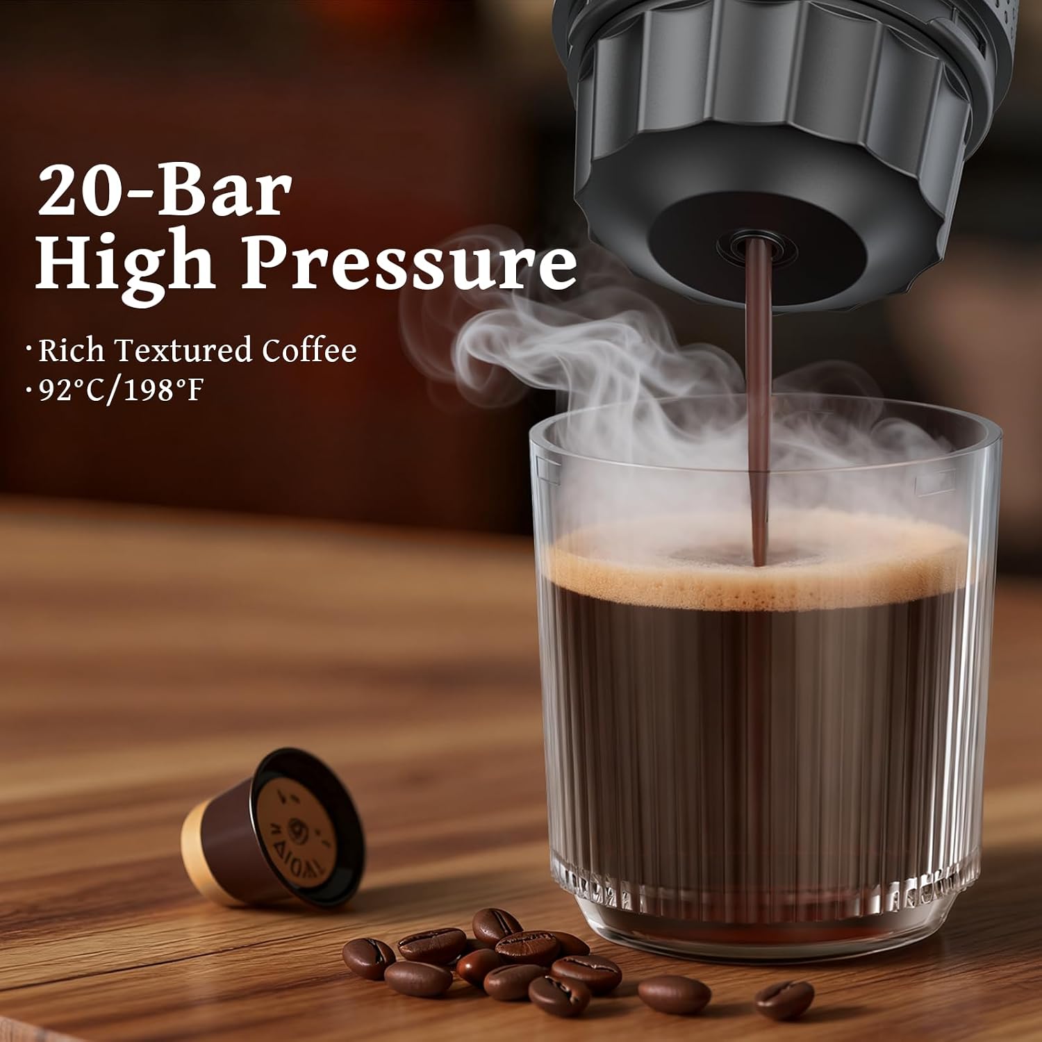 Nowy, ulepszony przenośny eksp – Coffee Tea Espresso Machines recenzja i cena