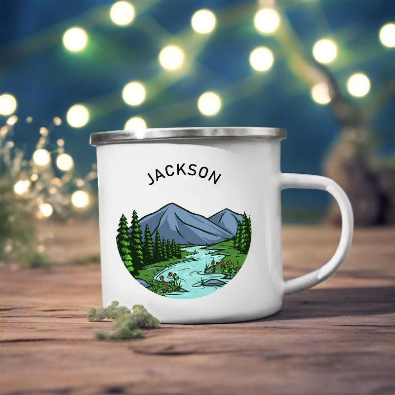 Kubek emaliowany z własnym imi – Coffee Tea Name recenzja i cena