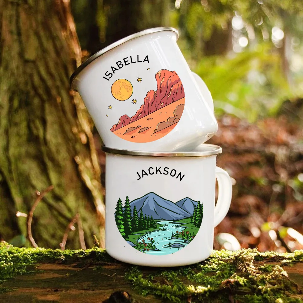 Kubek emaliowany z własnym imi – Coffee Tea Name recenzja i cena