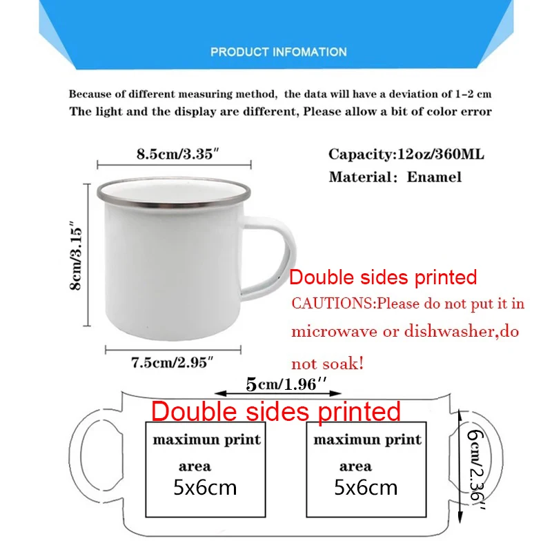 Kubek emaliowany z własnym imi – Coffee Tea Name recenzja i cena