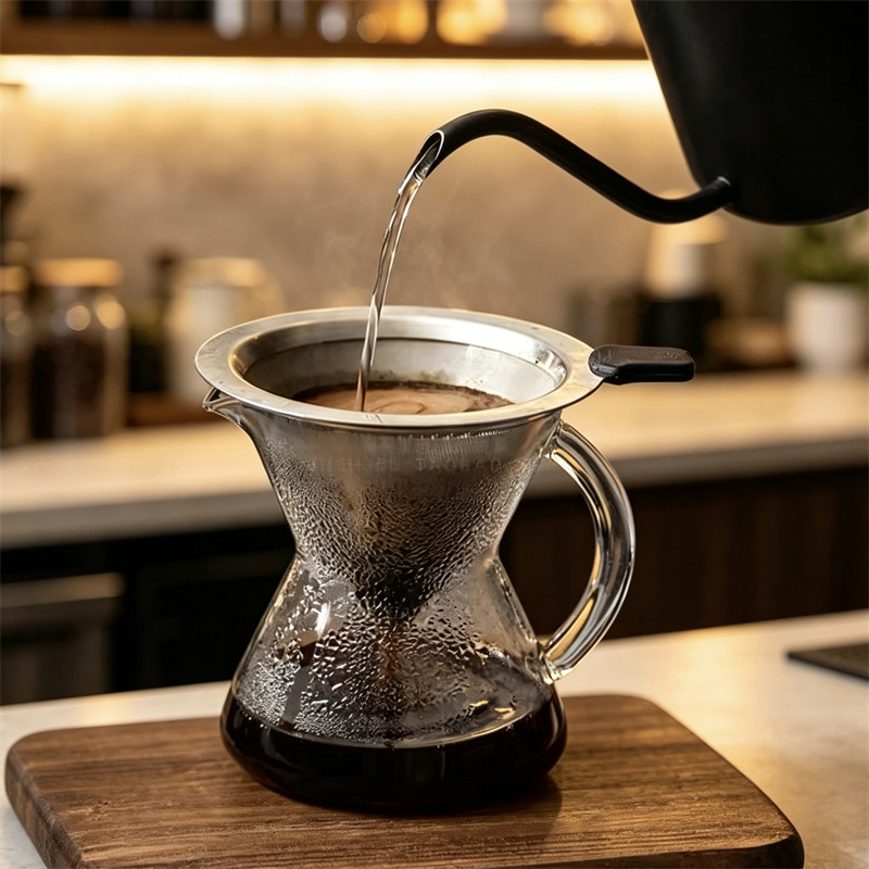 300ml Stożkowa Szklana Karafka – Pour Over Kettle recenzja i cena